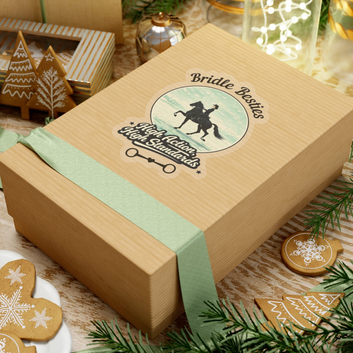 High Action, High Standards Saddle Seat Horse Show Sticker