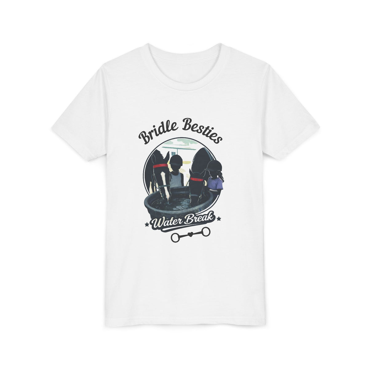Water Break Horse Girl Youth T-Shirt - view 9