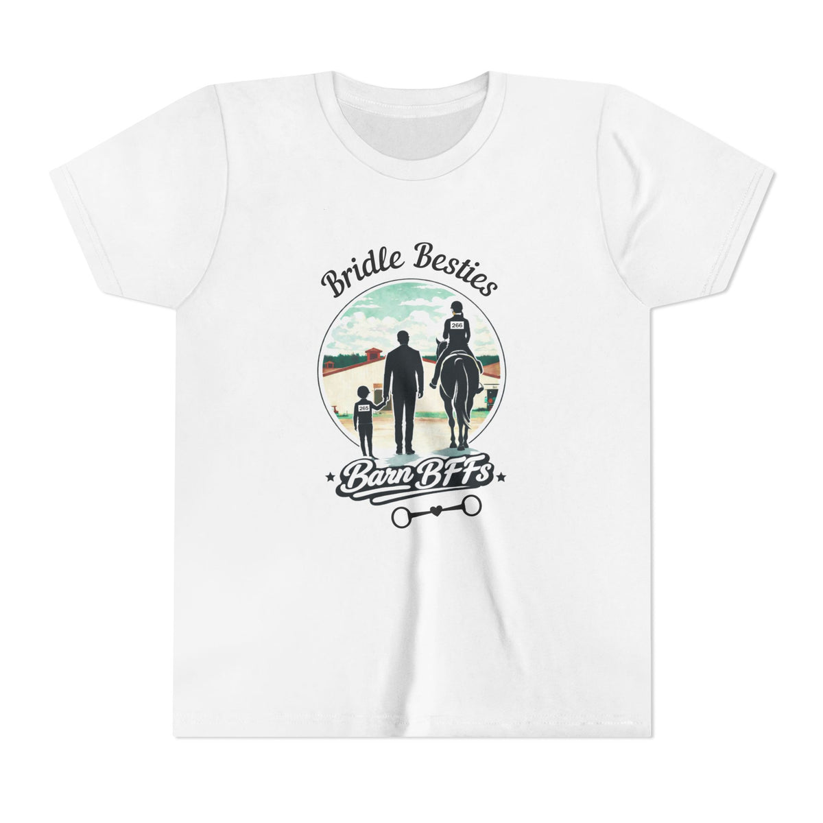 Barn BFFs Horse Best Friends Youth T-Shirt - view 2