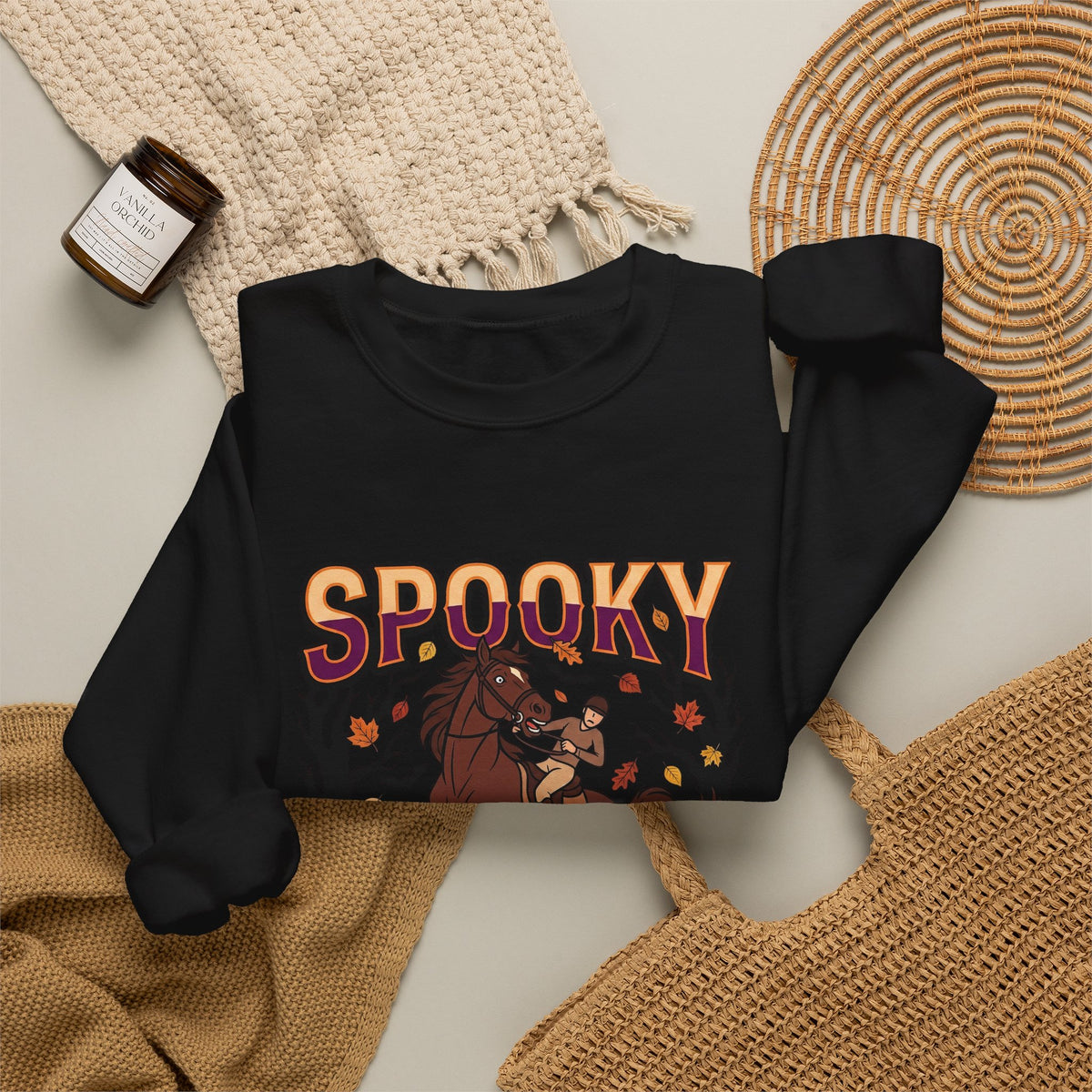 Spooky Season Halloween Horse Sweatshirt - view 8
