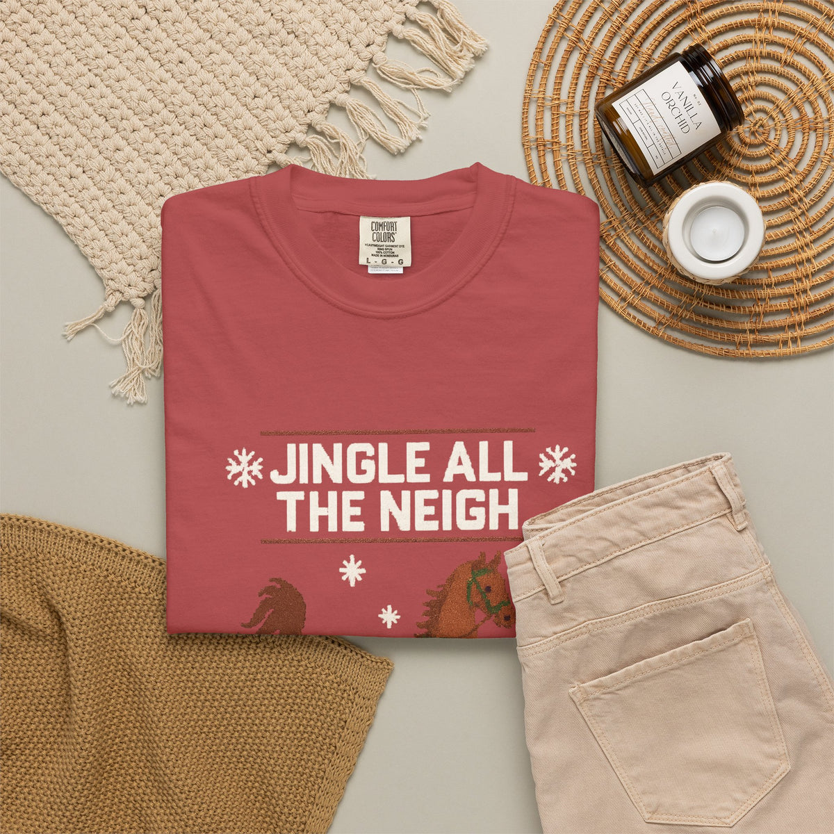 Jingle All The Neigh Christmas Horse T-Shirt - view 16
