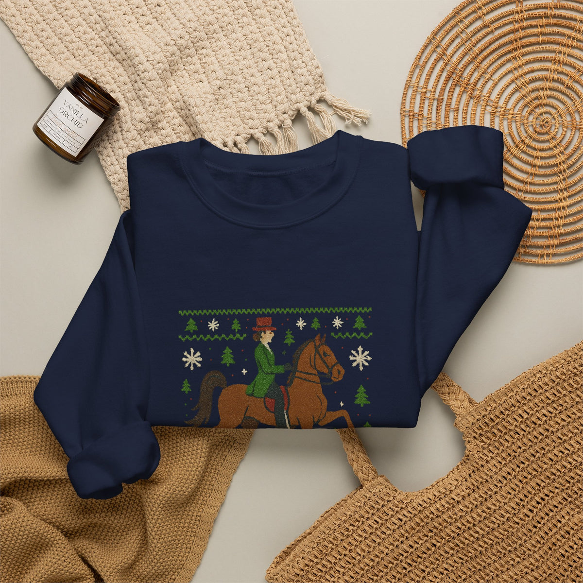 Oh What Fun It Is To Ride Christmas Horse Sweatshirt - view 20
