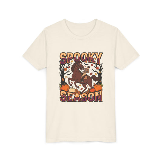 Spooky Season Halloween Horse Youth T-Shirt - Bridle Besties