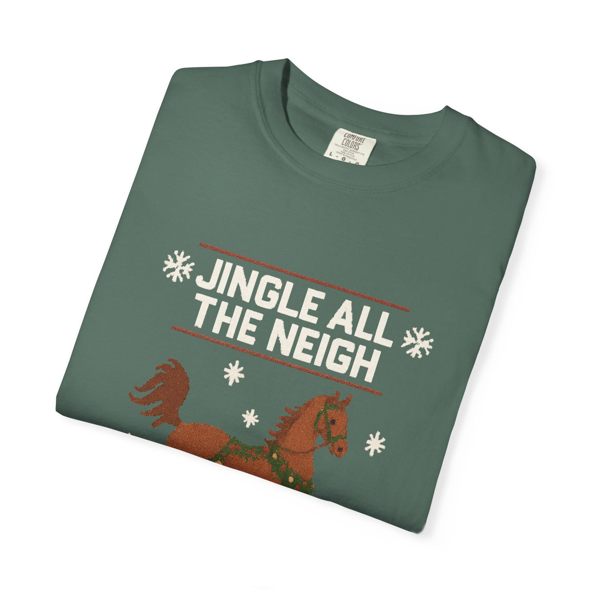 Jingle All The Neigh Christmas Horse T-Shirt - view 6