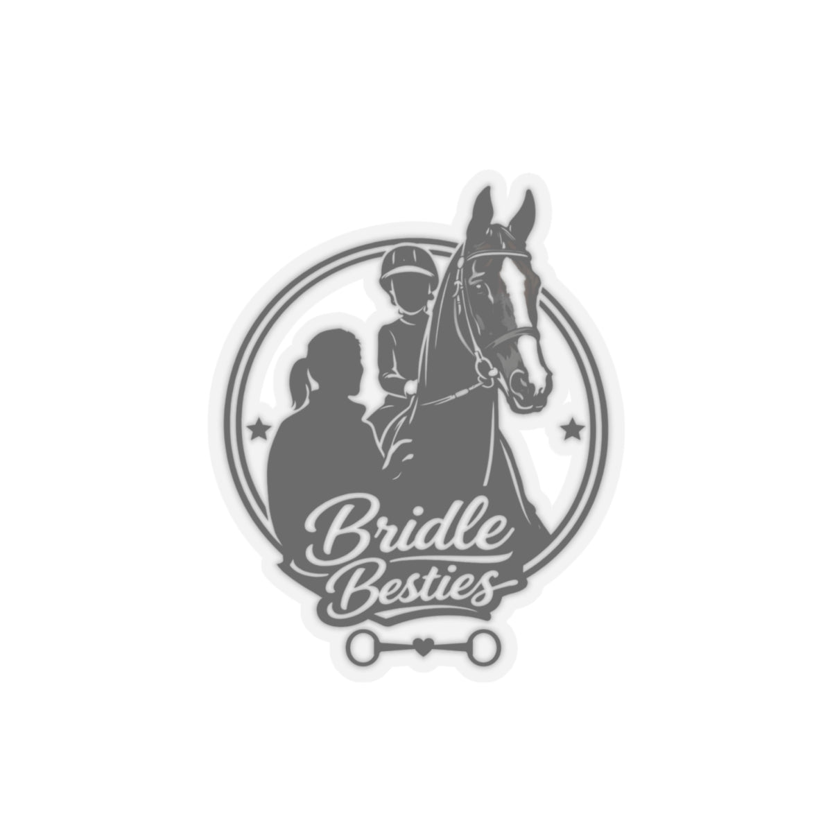 Bridle Besties Mom and Daughter Horse Sticker - view 5