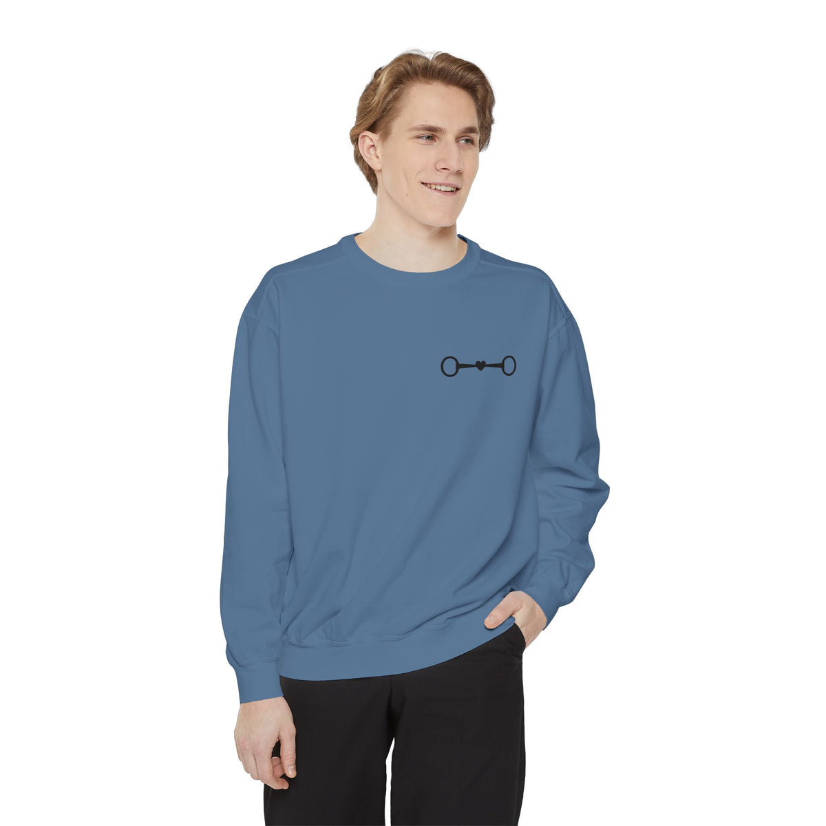 Bridle Besties Logo Sweatshirt (Premium Garment-Dyed) - view 8