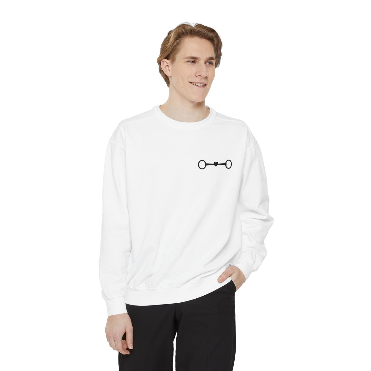Bridle Besties Logo Sweatshirt (Premium Garment-Dyed) - view 11