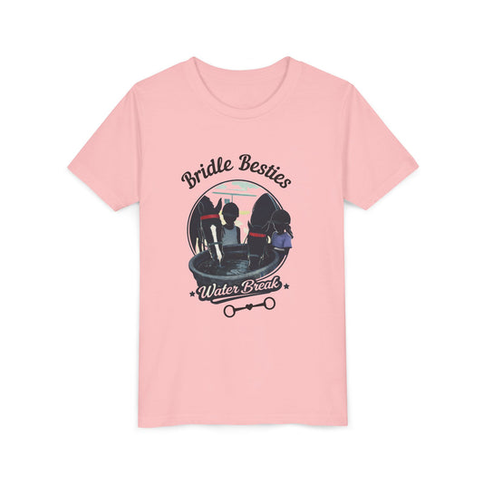 Water Break Horse Girl Youth T-Shirt - Bridle Besties