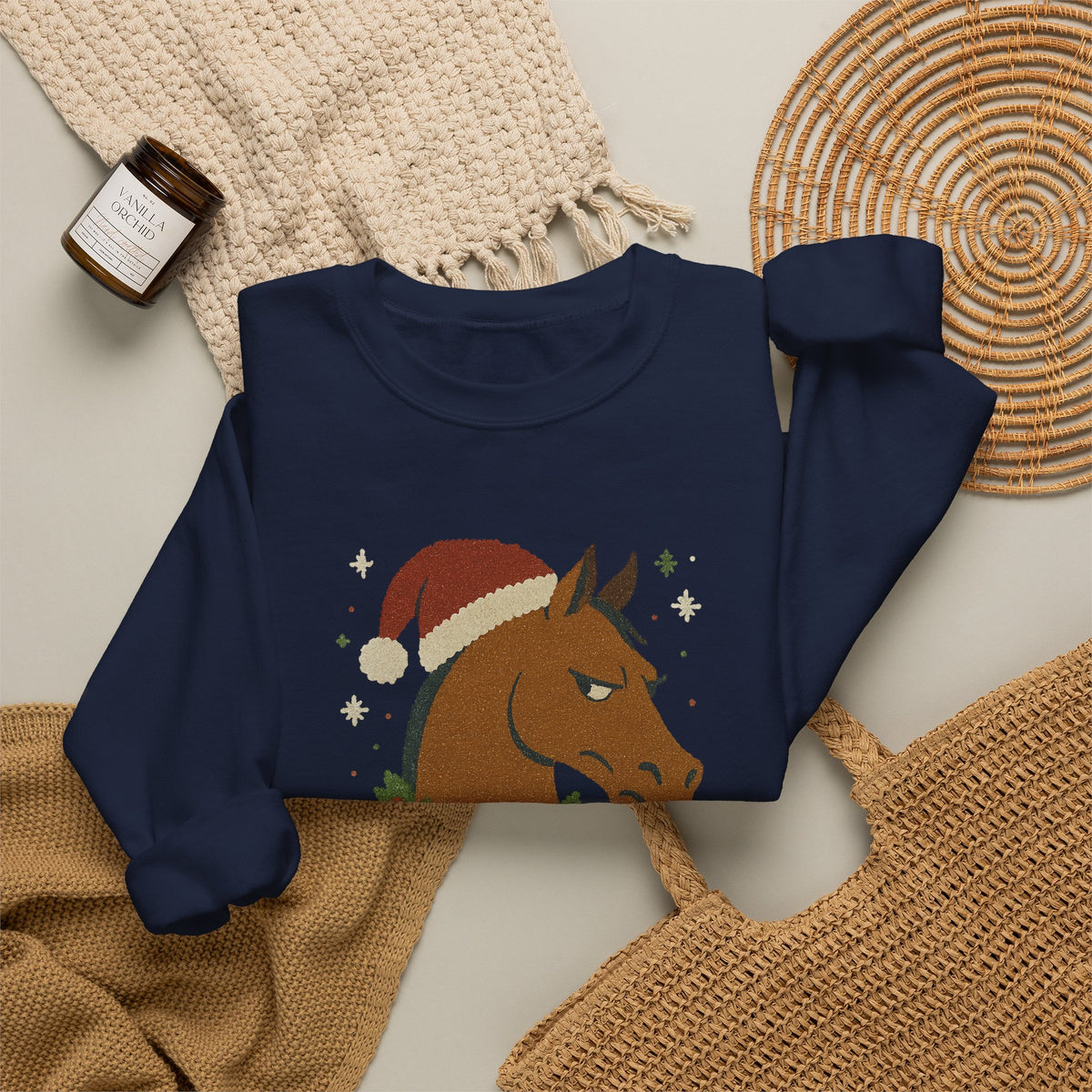 Feeling Mare-y and Bright Christmas Horse Sweatshirt - view 20