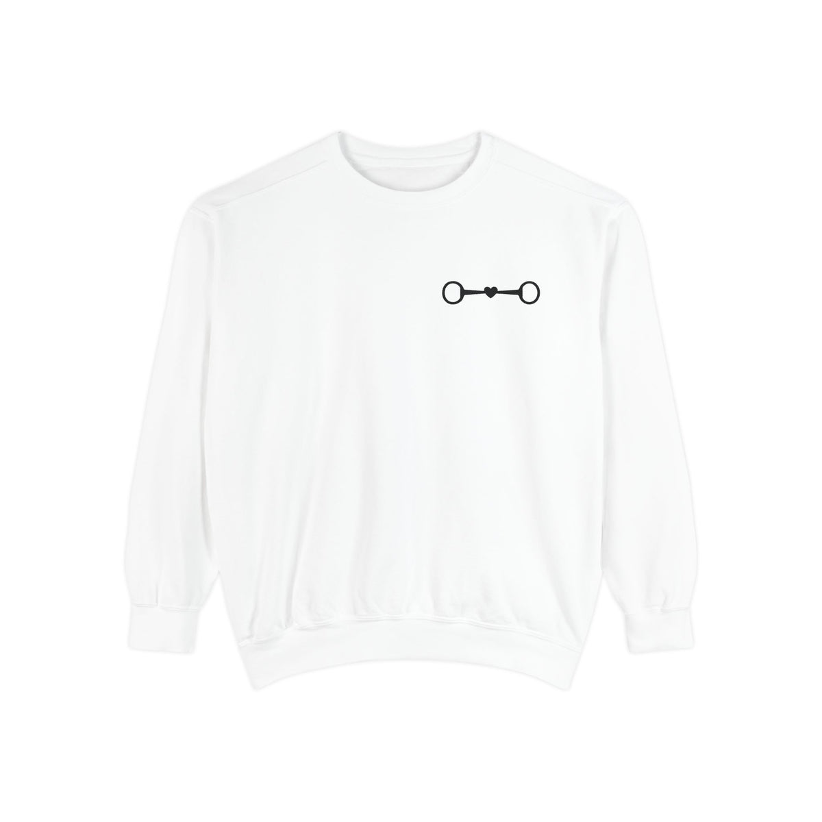 Bridle Besties Logo Sweatshirt (Premium Garment-Dyed) - view 2