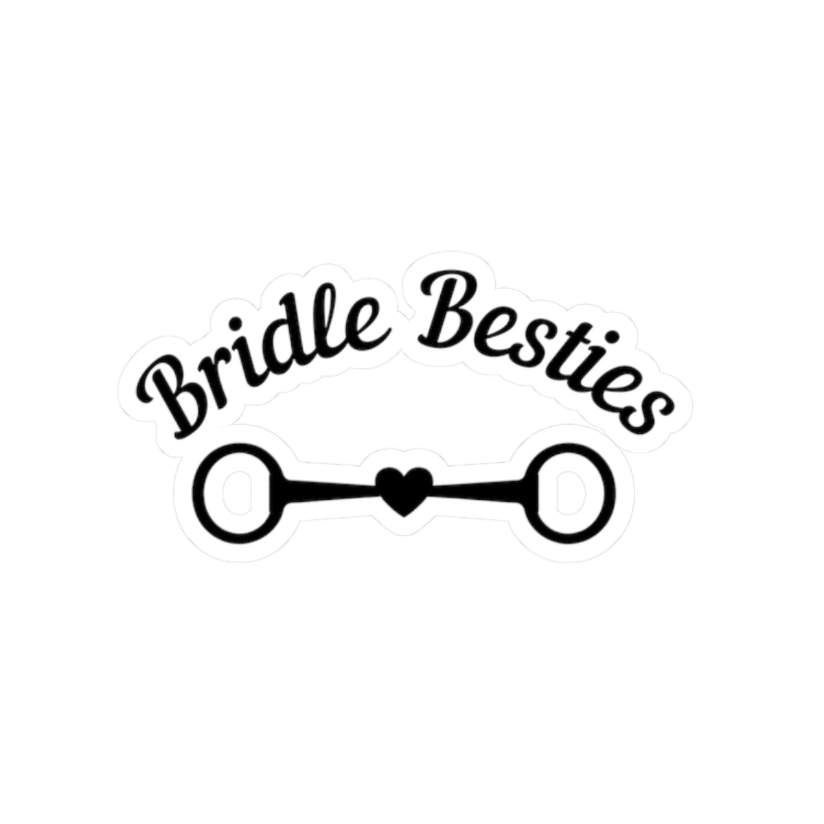 Bridle Besties Logo Sticker - view 2