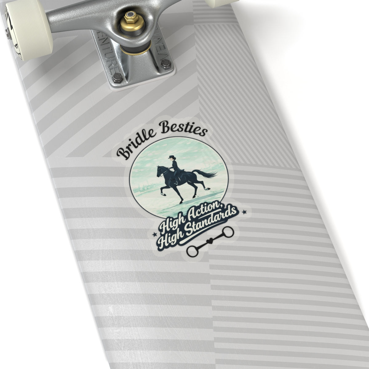 High Action, High Standards Saddle Seat Horse Show Sticker
