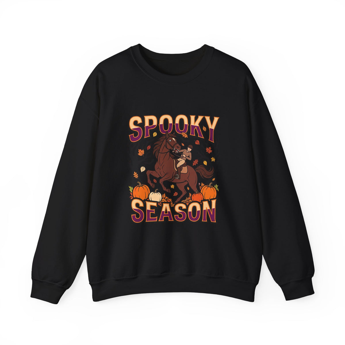 Spooky Season Halloween Horse Sweatshirt - Bridle Besties
