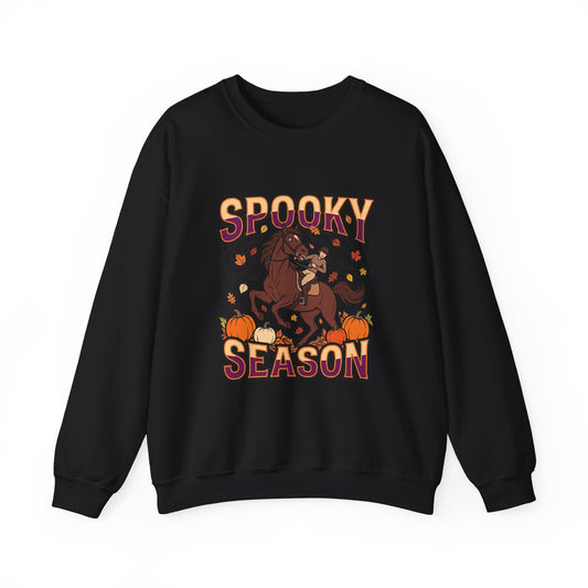 Spooky Season Halloween Horse Sweatshirt - Bridle Besties