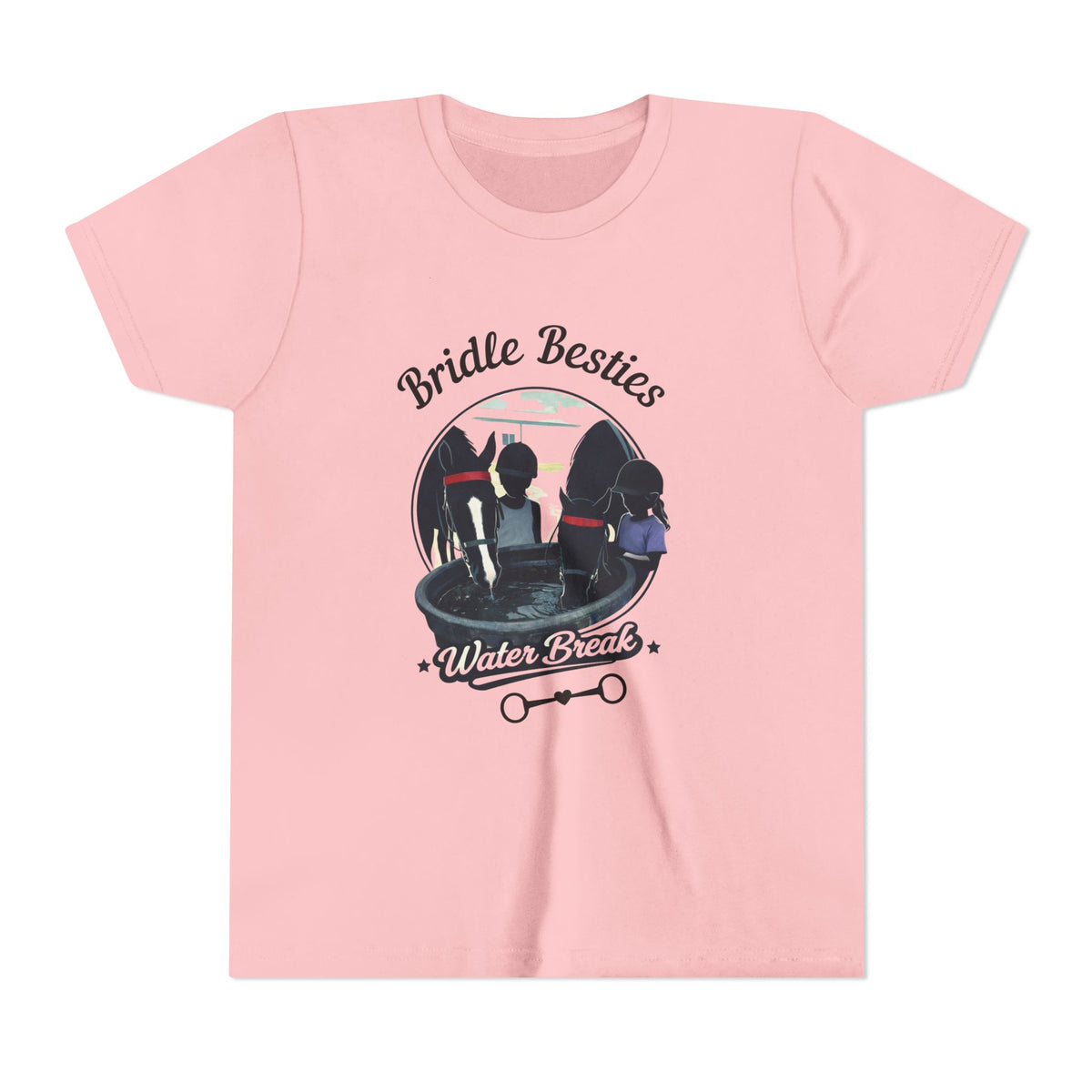 Water Break Horse Girl Youth T-Shirt - view 5