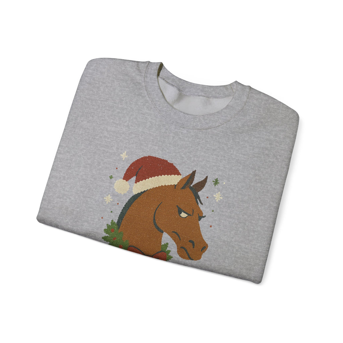 Feeling Mare-y and Bright Christmas Horse Sweatshirt - view 10