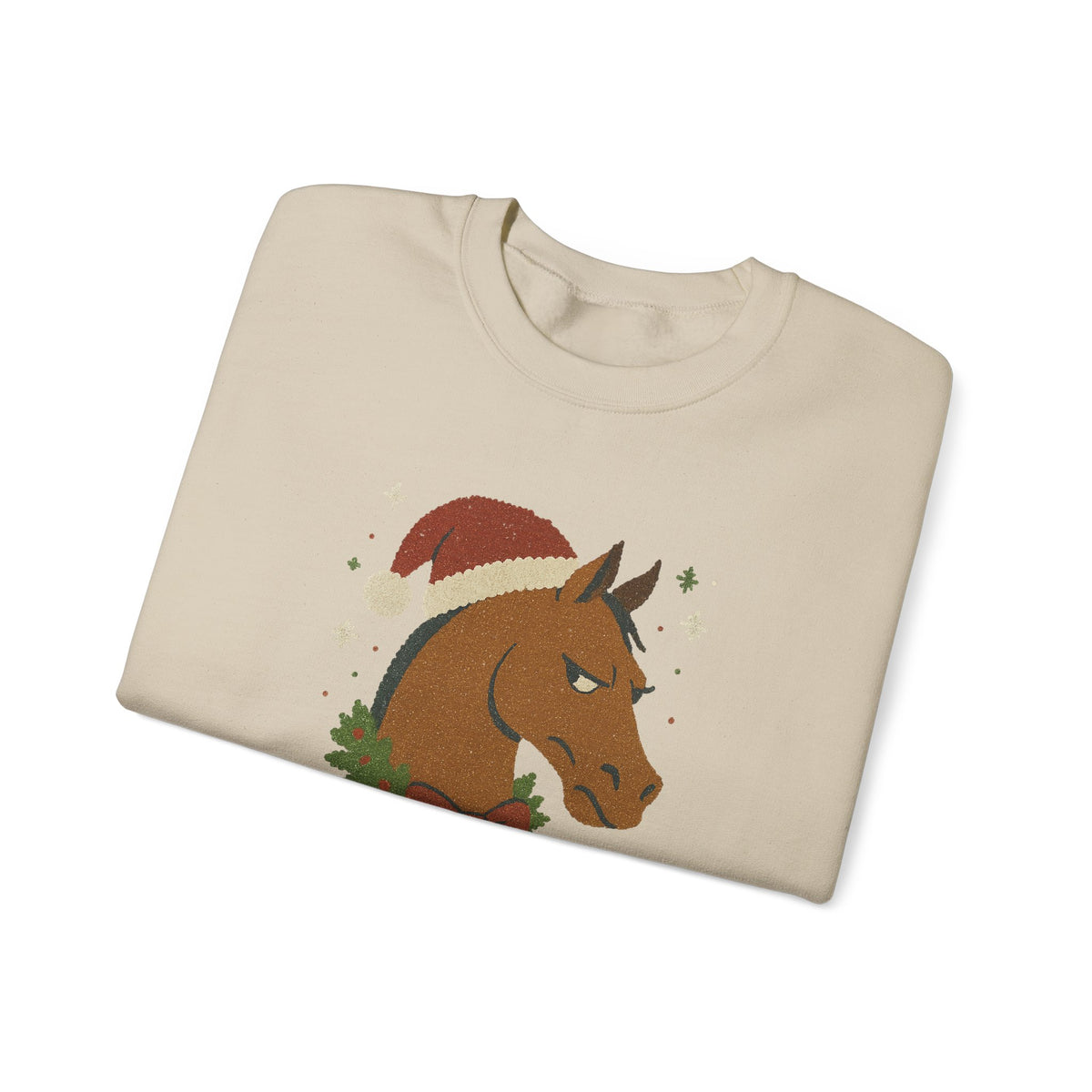 Feeling Mare-y and Bright Christmas Horse Sweatshirt - view 7
