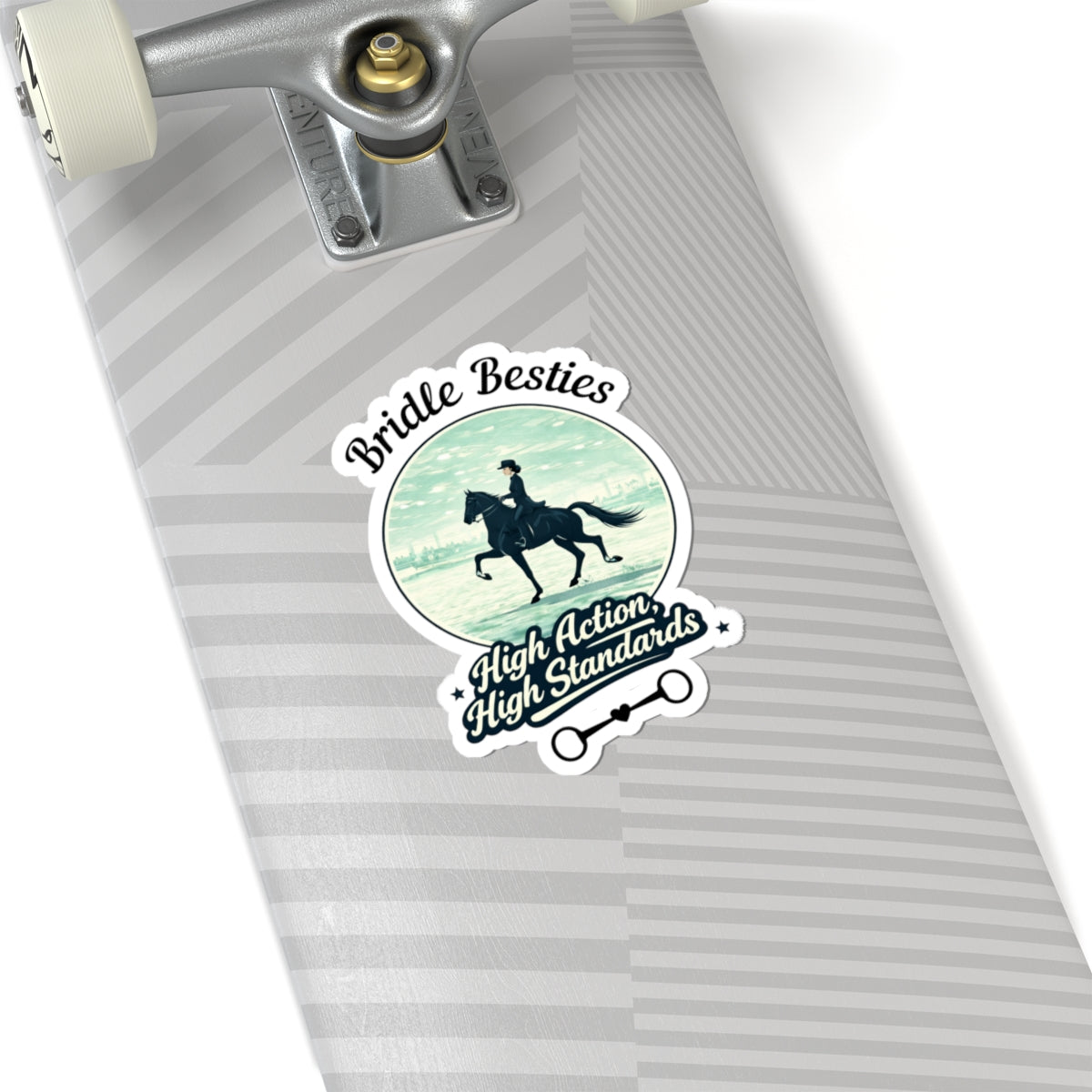 High Action, High Standards Saddle Seat Horse Show Sticker