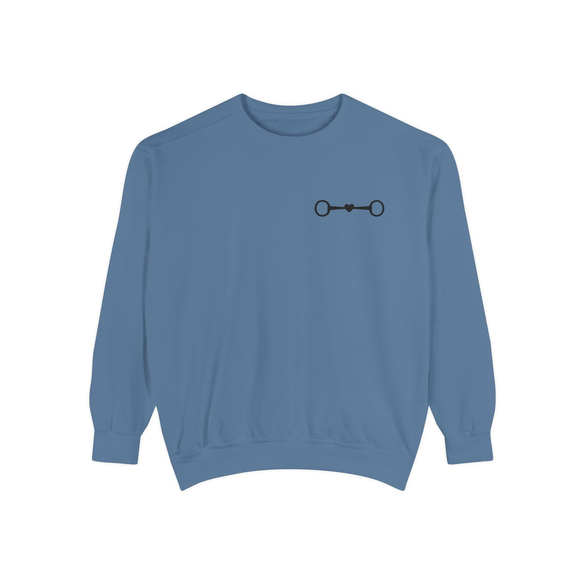 Bridle Besties Logo Sweatshirt (Premium Garment-Dyed) - Bridle Besties