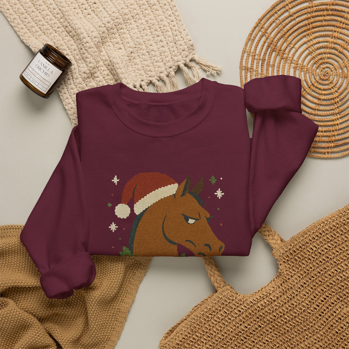 Feeling Mare-y and Bright Christmas Horse Sweatshirt - view 14