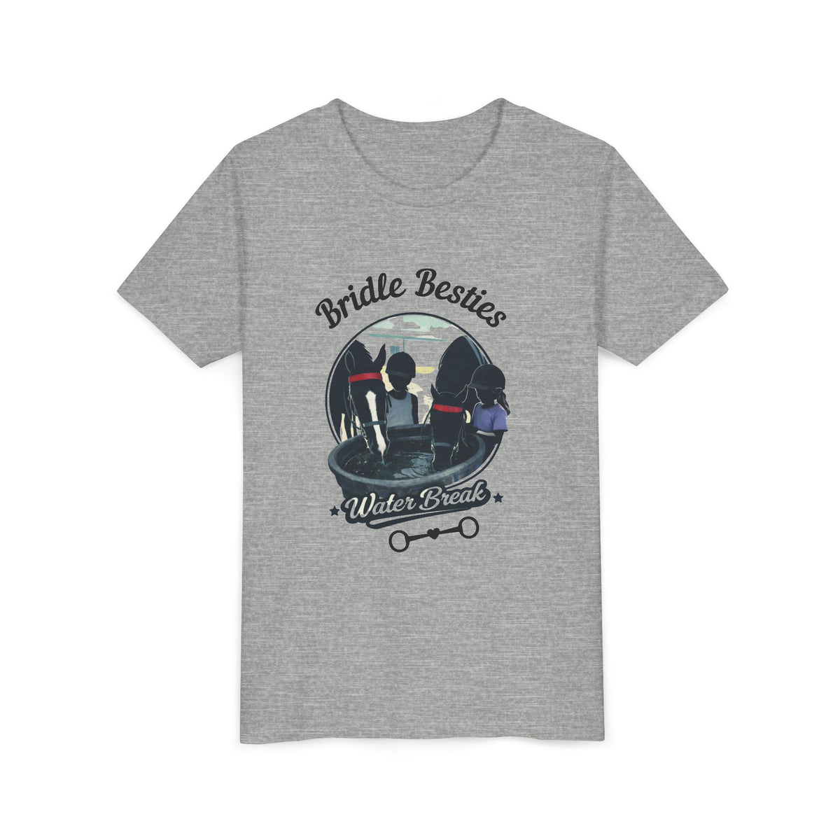 Water Break Horse Girl Youth T-Shirt - view 15