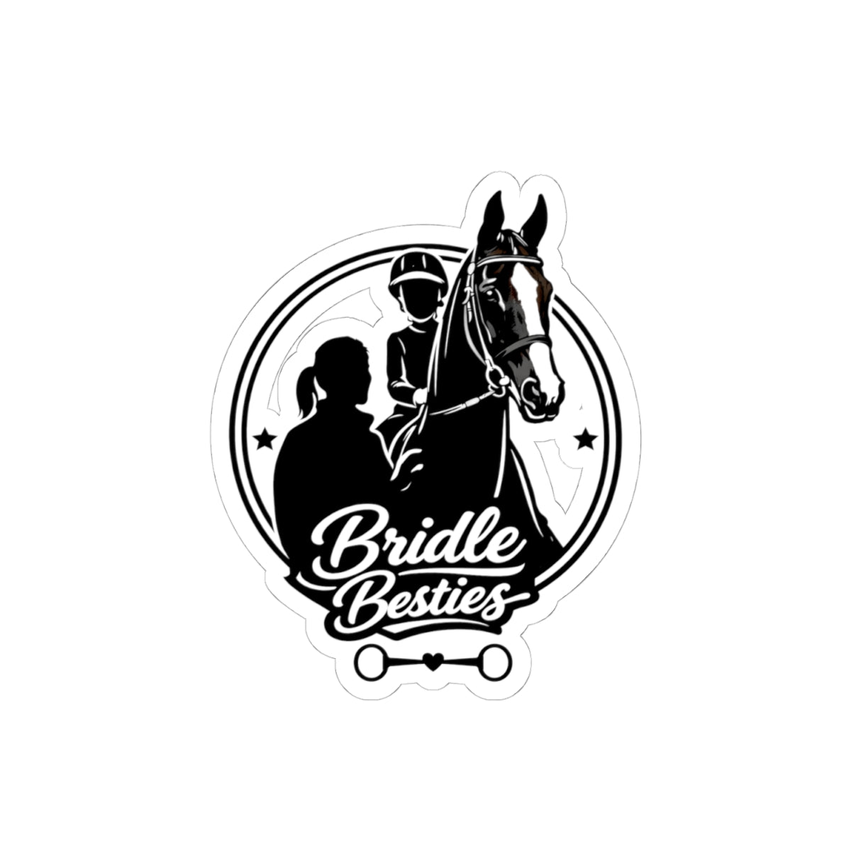 Bridle Besties Mom and Daughter Horse Sticker - view 6