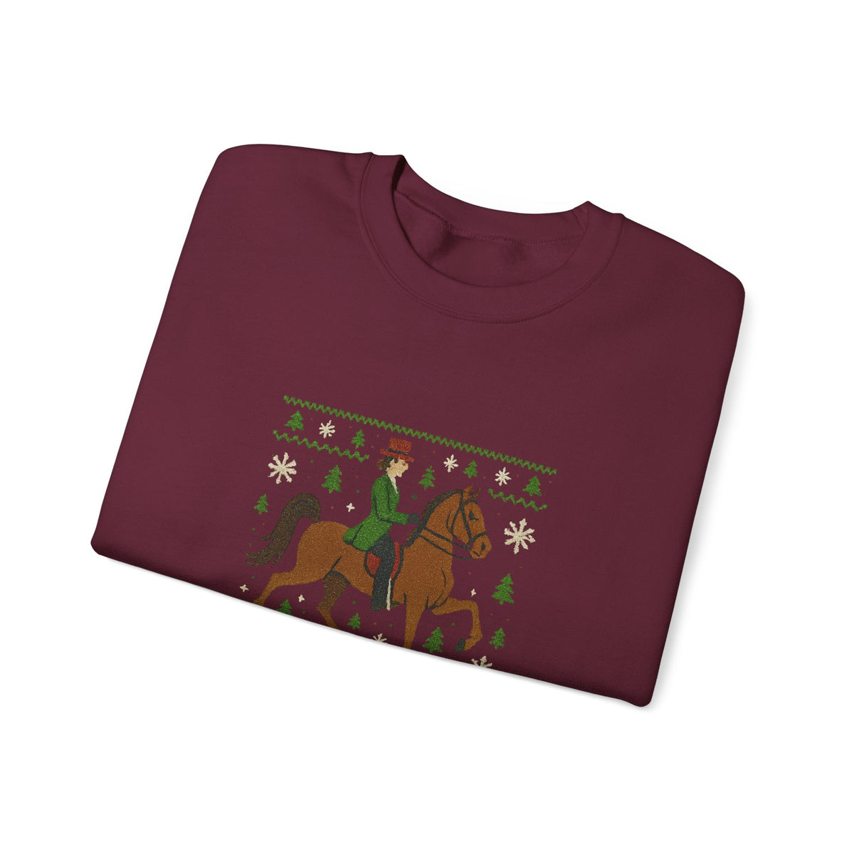 Oh What Fun It Is To Ride Christmas Horse Sweatshirt - view 13