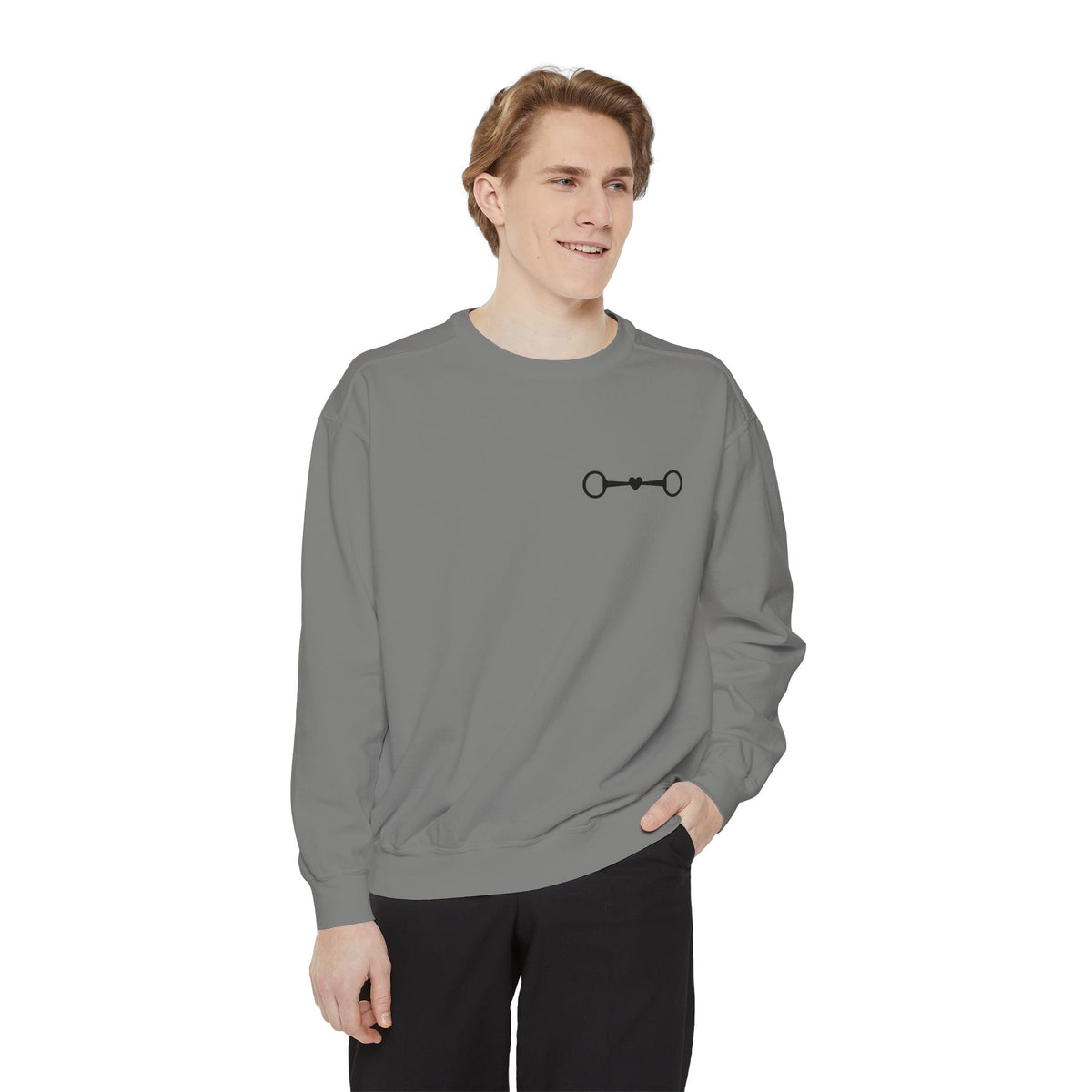 Bridle Besties Logo Sweatshirt (Premium Garment-Dyed) - view 17