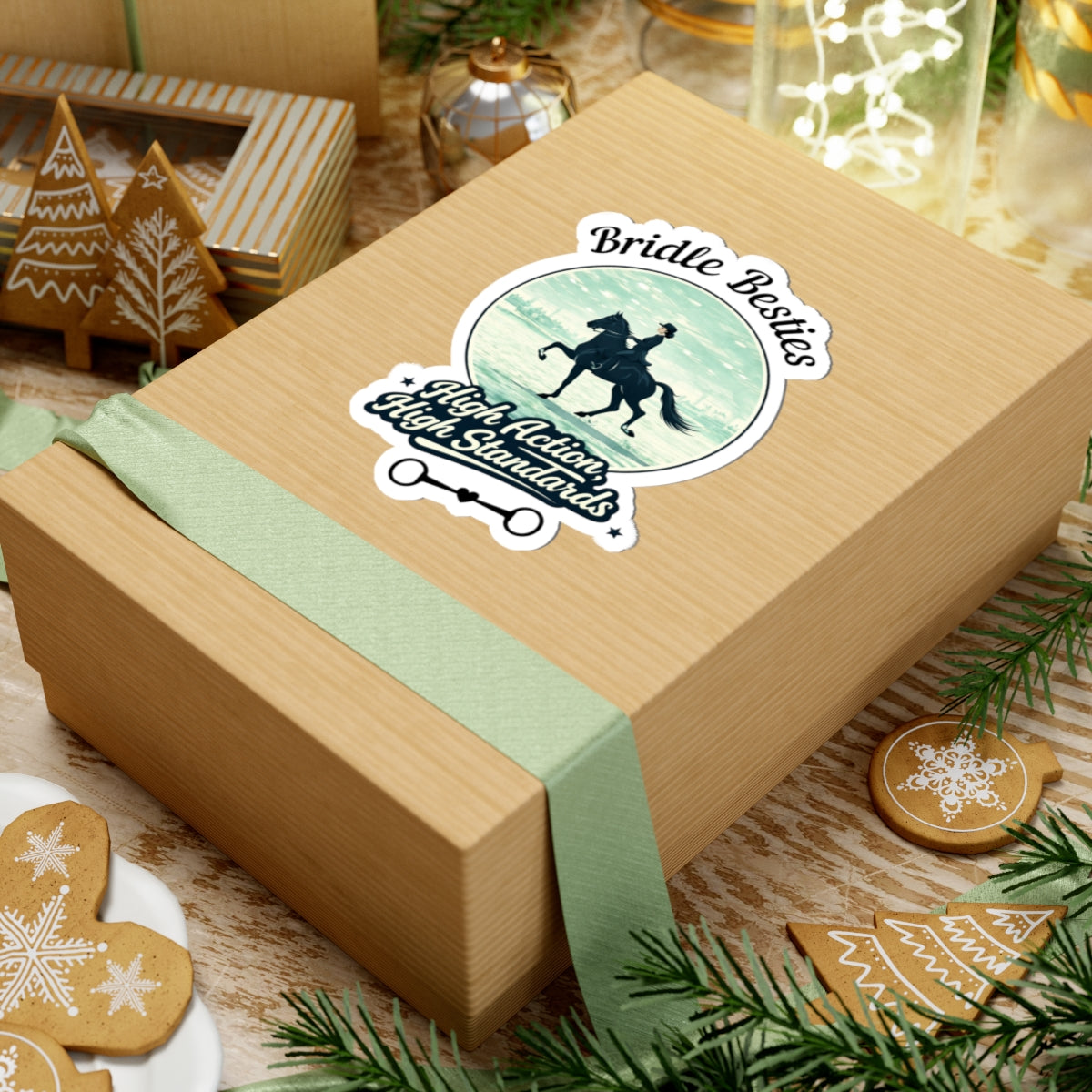 High Action, High Standards Saddle Seat Horse Show Sticker