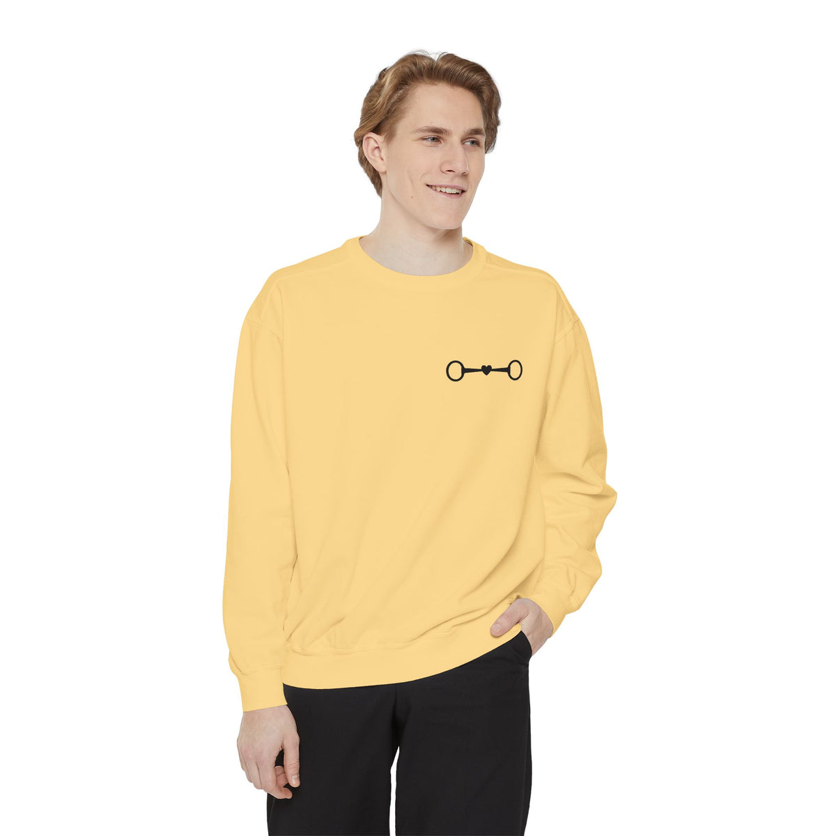 Bridle Besties Logo Sweatshirt (Premium Garment-Dyed) - view 14