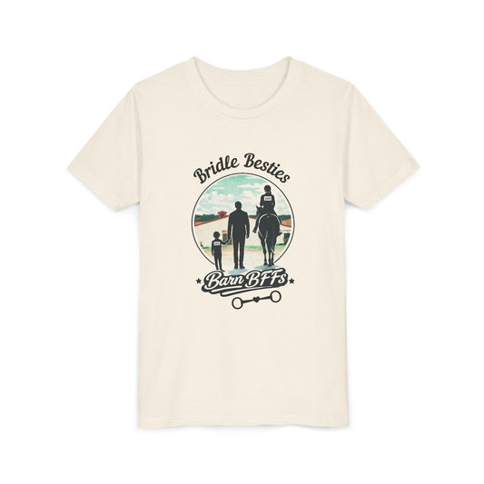 Barn BFFs Horse Best Friends Youth T-Shirt - Bridle Besties