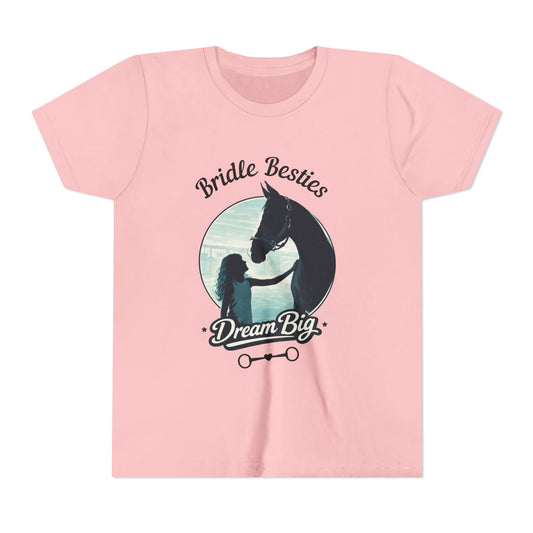 Dream Big Horse Girl Youth T-Shirt - Bridle Besties