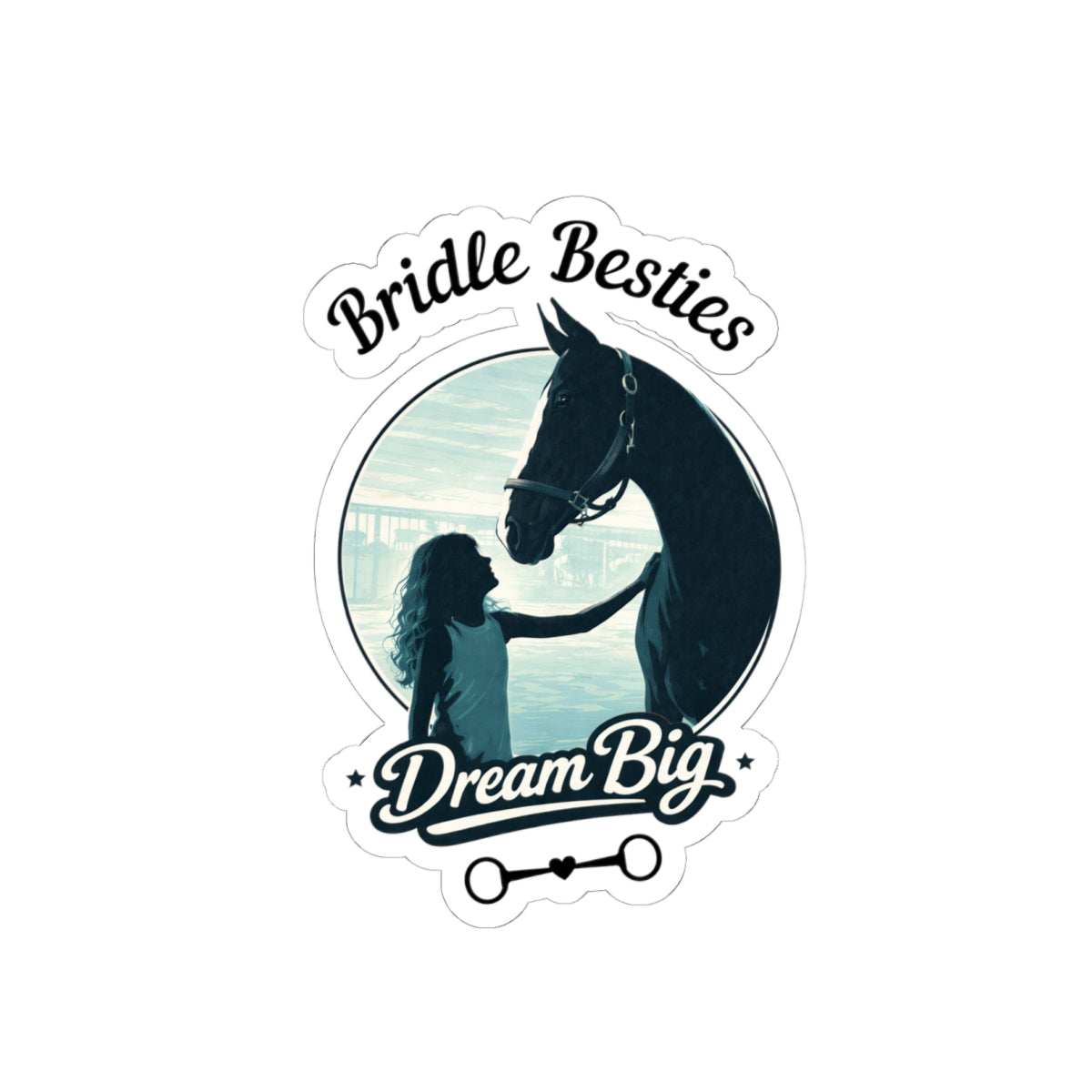 Dream Big Horse Girl Sticker - view 8