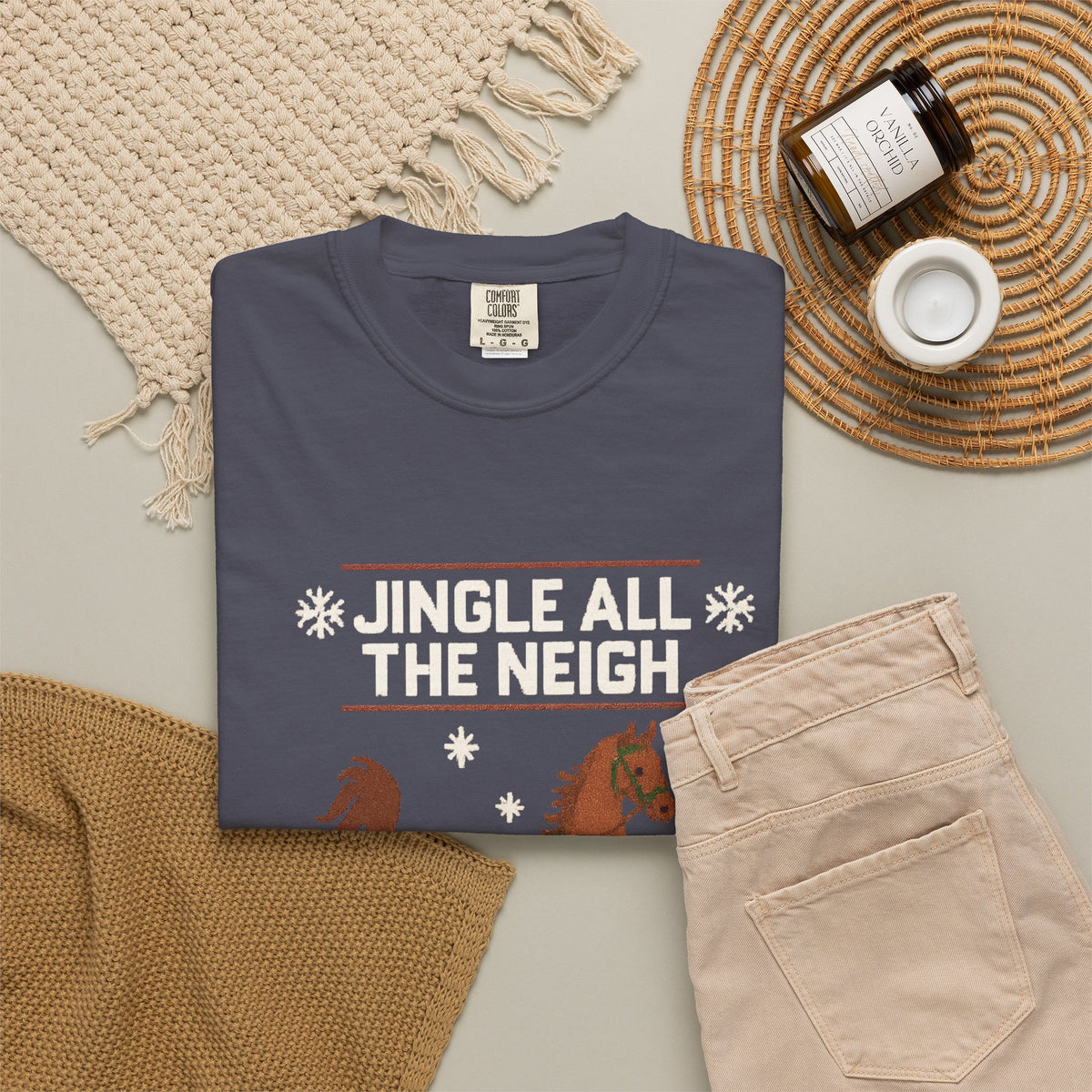 Jingle All The Neigh Christmas Horse T-Shirt - view 13