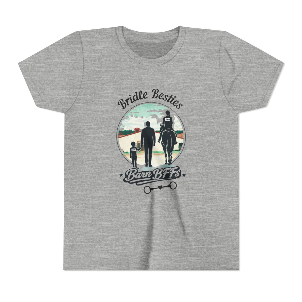 Barn BFFs Horse Best Friends Youth T-Shirt - view 3