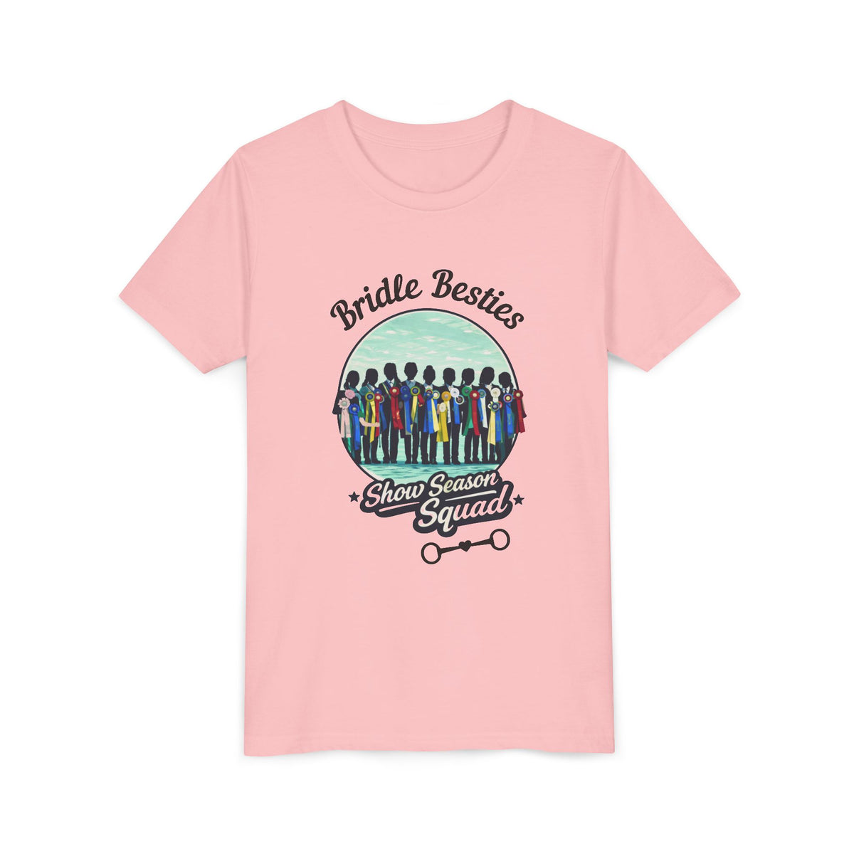Show Season Squad Horse Show Youth T-Shirt - Bridle Besties