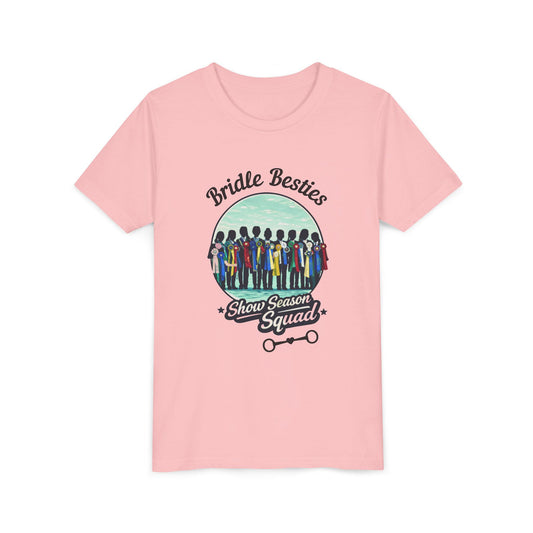 Show Season Squad Horse Show Youth T-Shirt - Bridle Besties