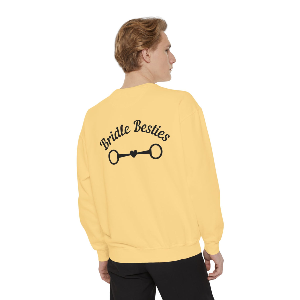 Bridle Besties Logo Sweatshirt (Premium Garment-Dyed) - view 15