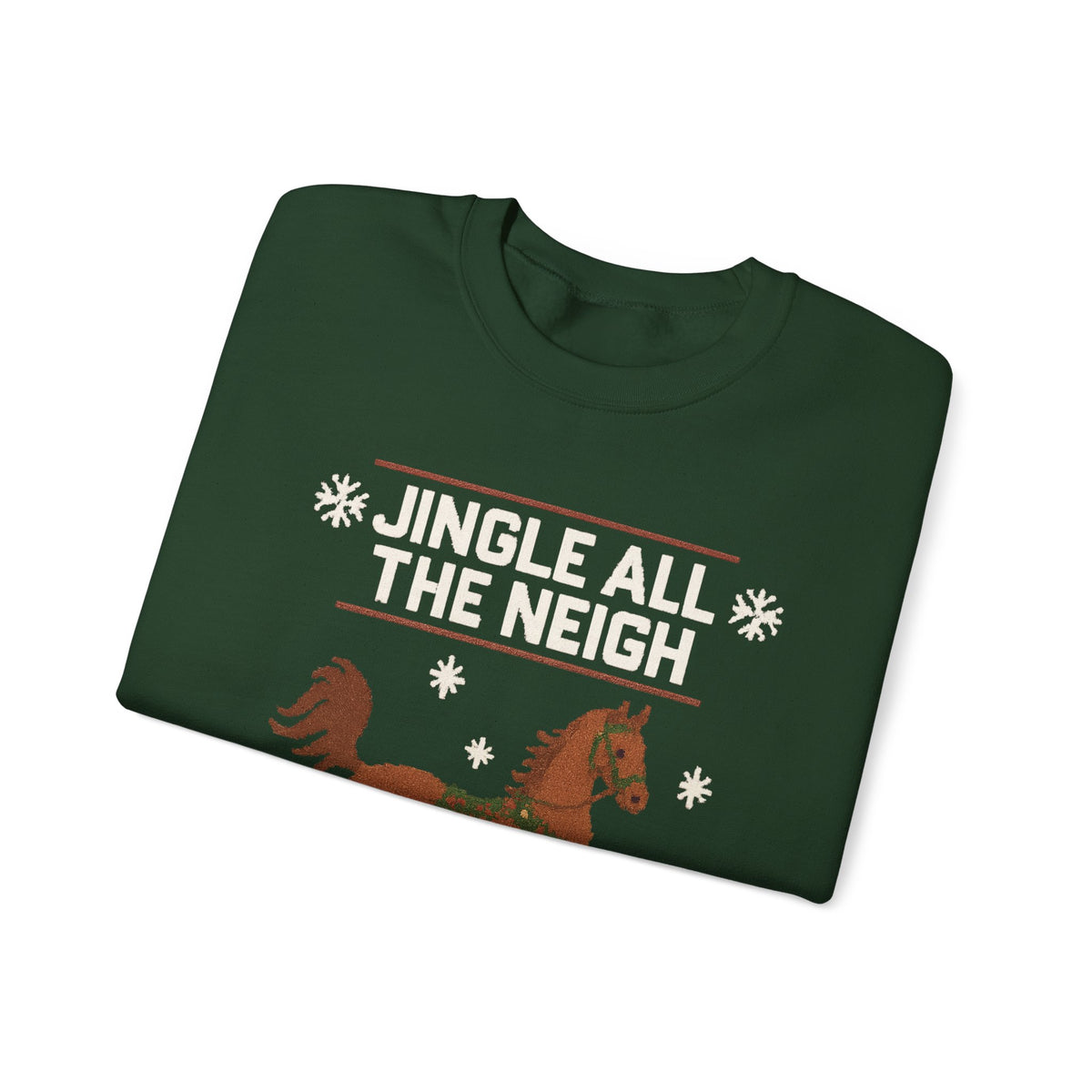 Jingle All The Neigh Christmas Horse Sweatshirt - view 16