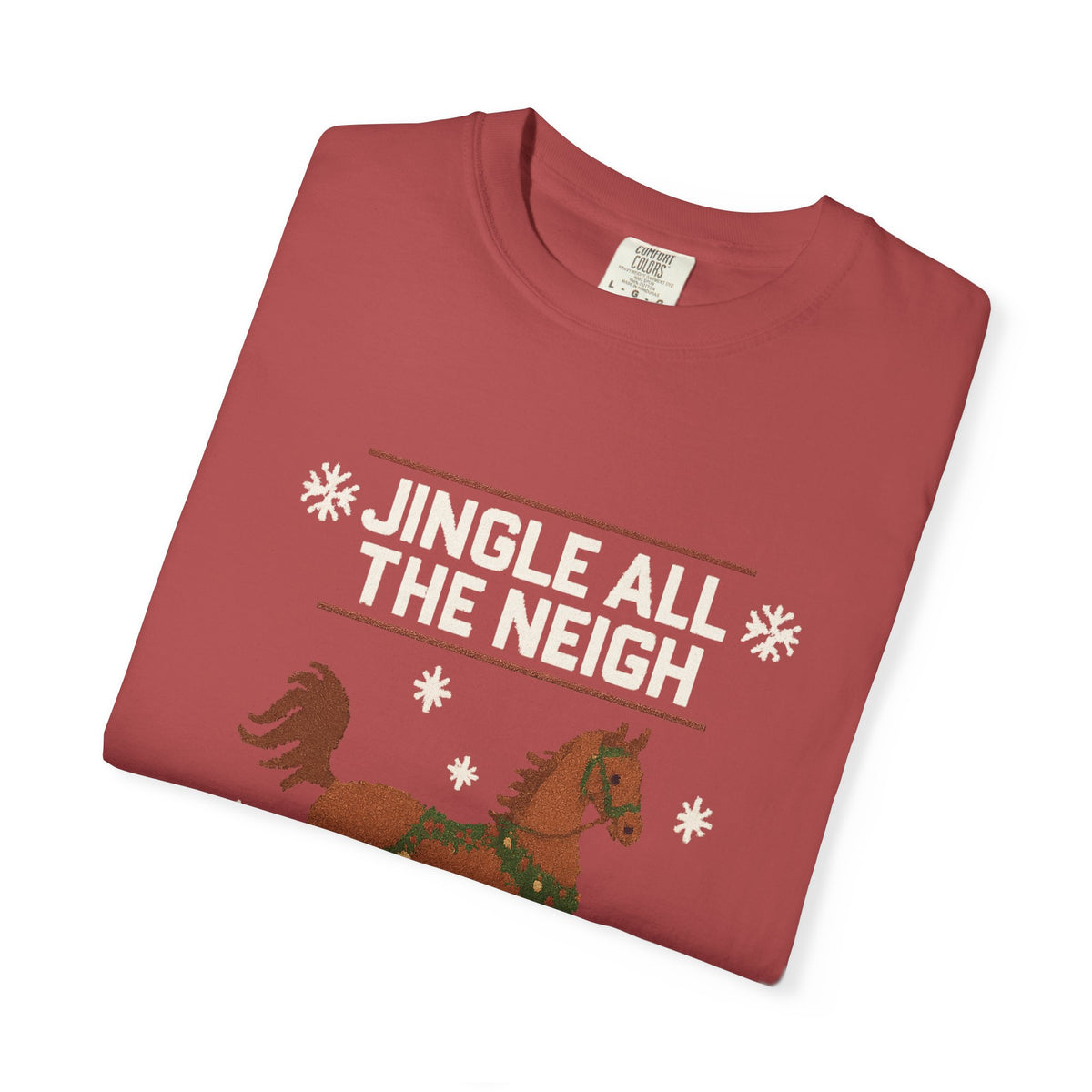Jingle All The Neigh Christmas Horse T-Shirt - view 15
