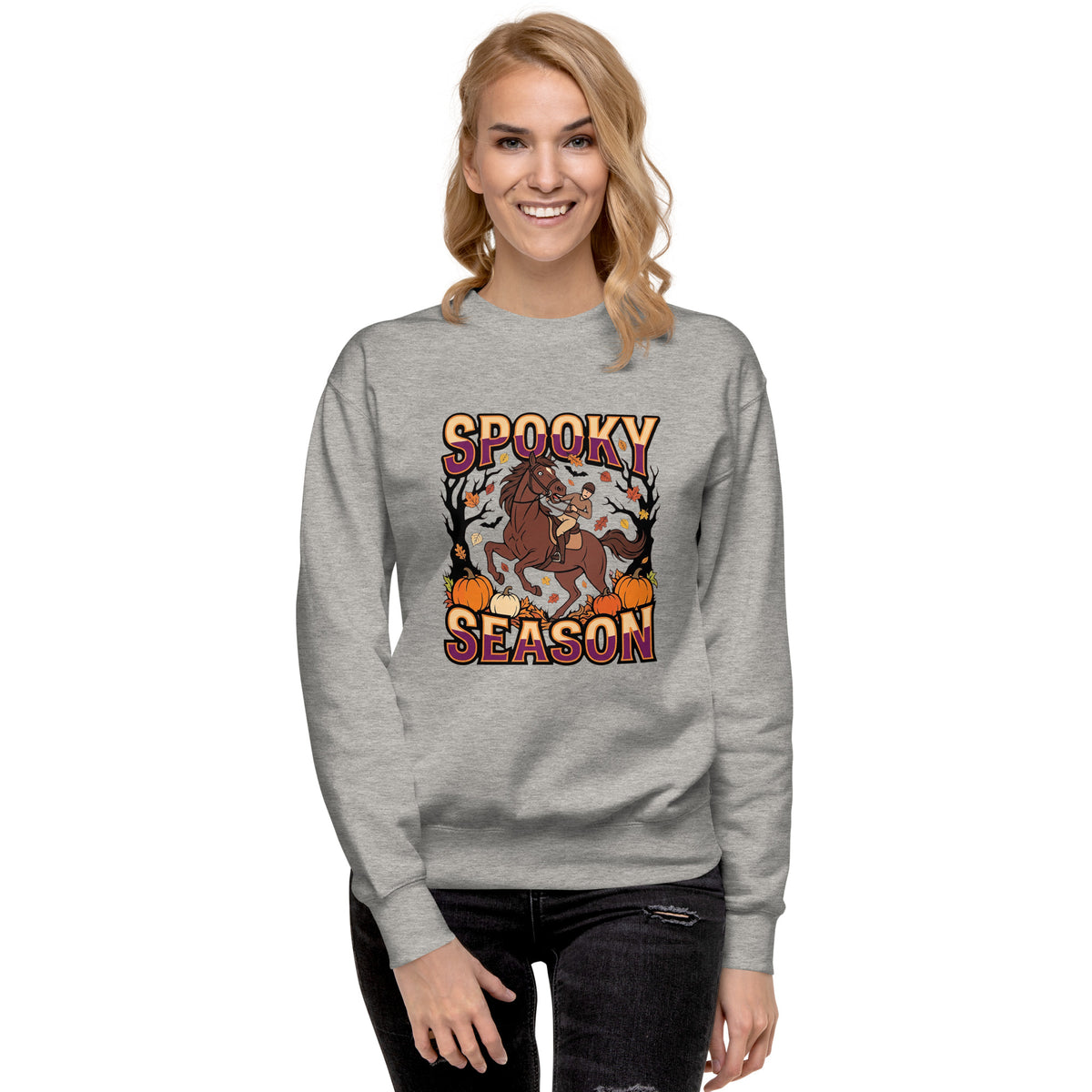It Was Probably a Ghost Halloween Horse Sweatshirt - view 5