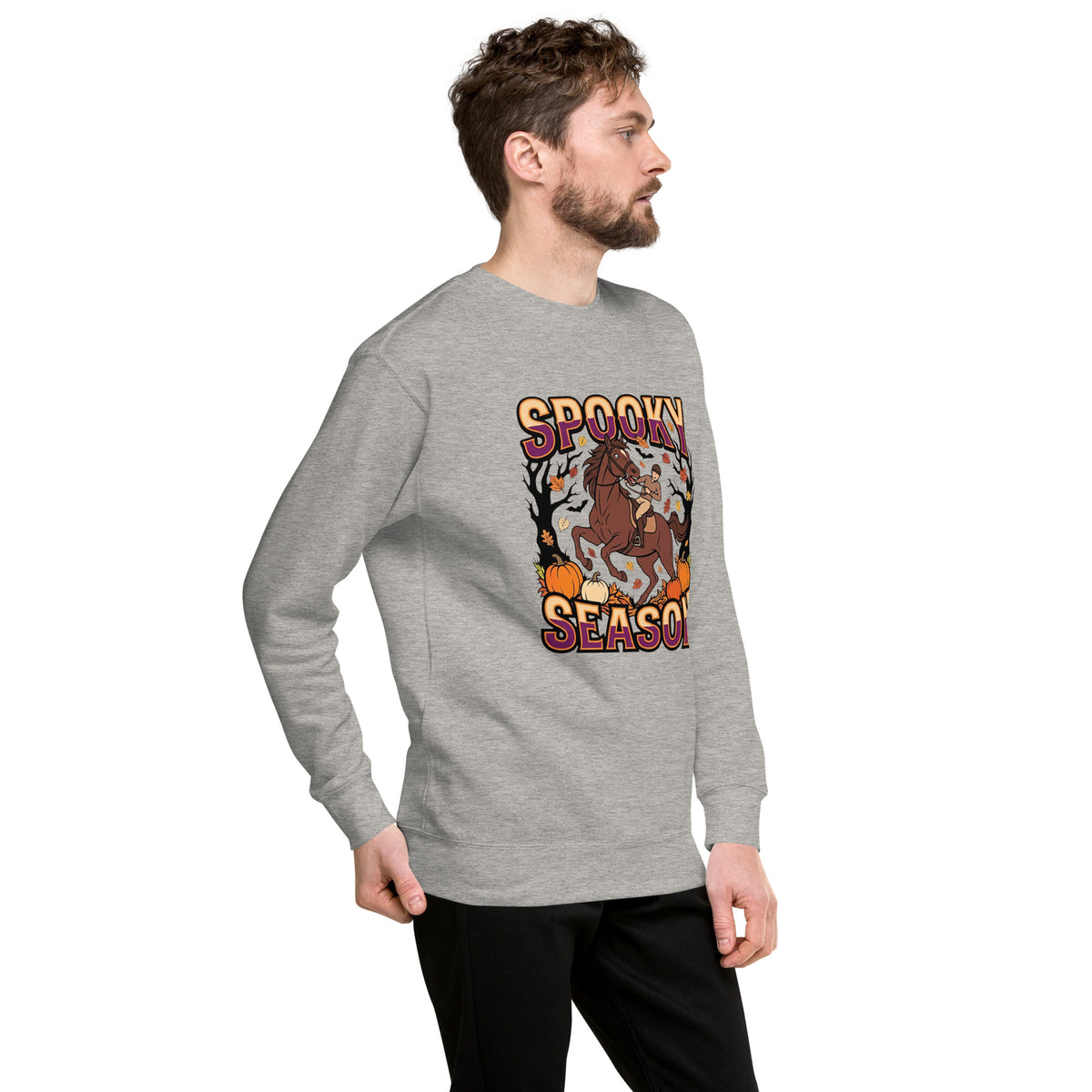 It Was Probably a Ghost Halloween Horse Sweatshirt - view 4
