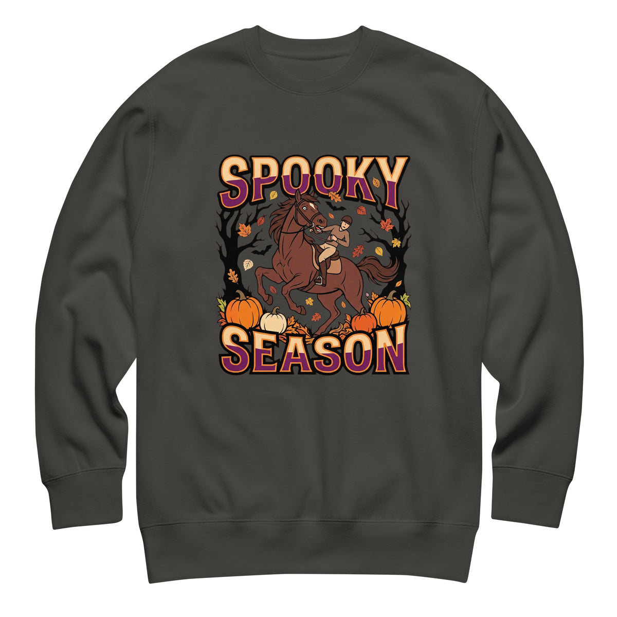 It Was Probably a Ghost Halloween Horse Sweatshirt - view 2